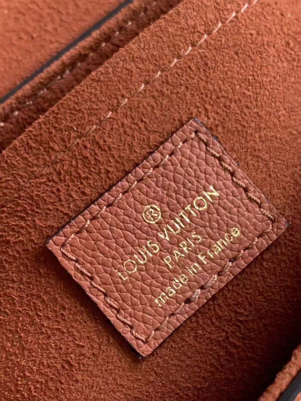 Louis Vuitton Lockme Tender Brown Grained Leather Shoulder Bag - Picture 4 of 7